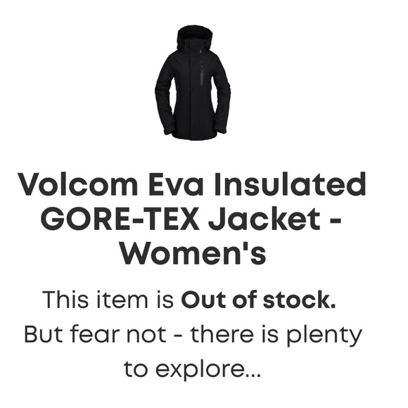 Volcom Eva Insulated Gore-Tex Jacket Size Medium NWT - Picture 5 of 17